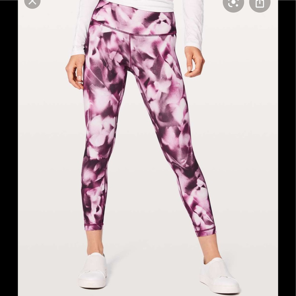 Lululemon Wunder high rise crop leggings size 6